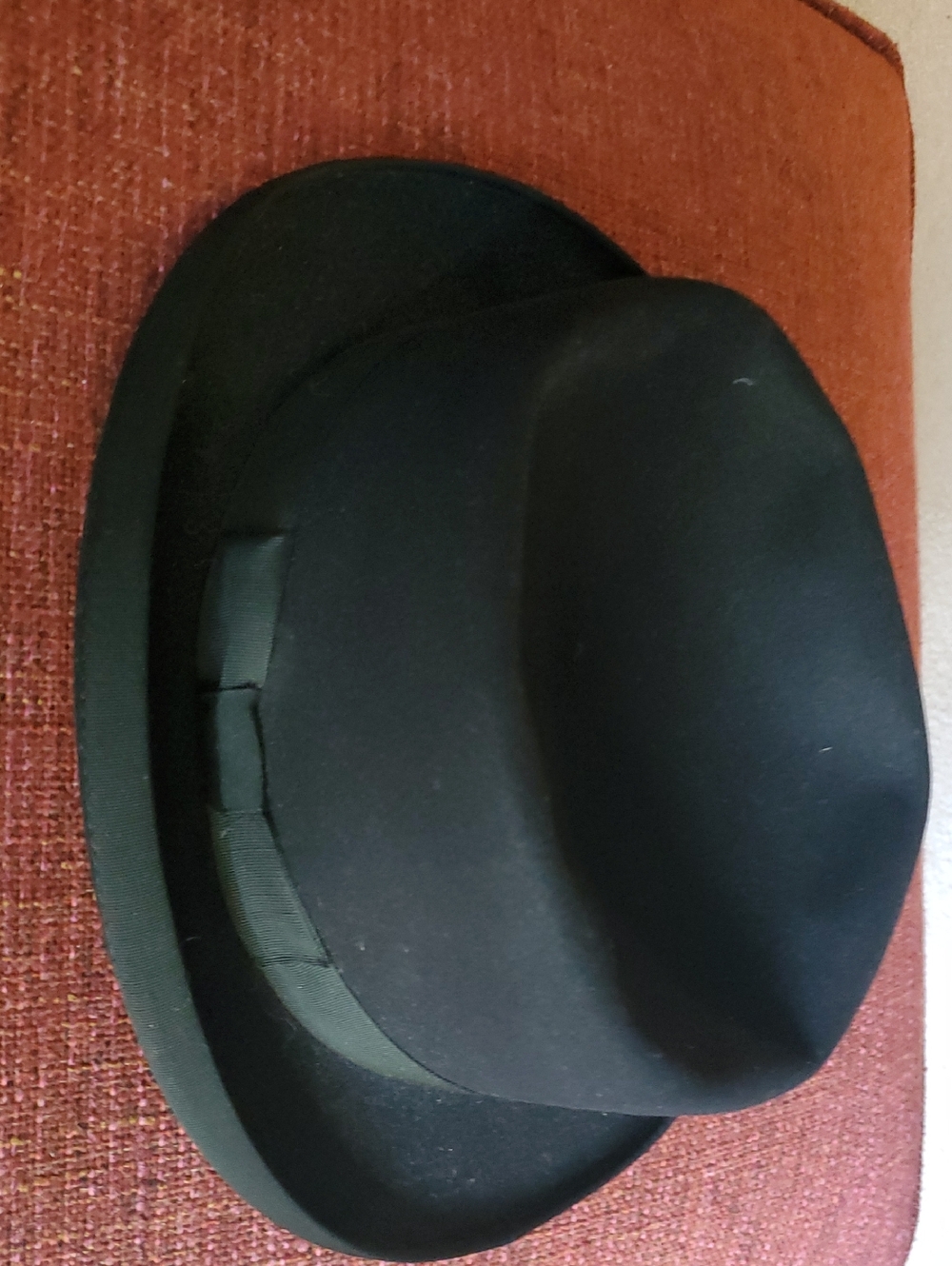 Stetson Black Bowler With Cream Satin-Lined Hat - Picture 9 of 12